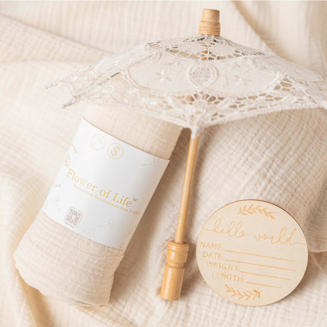 Flower of Life - Premium Newborn Gift Set from Z-KIDS